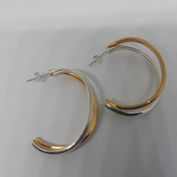 Gold & Silver Plated Fashion Earrings - Picture 2 of 2